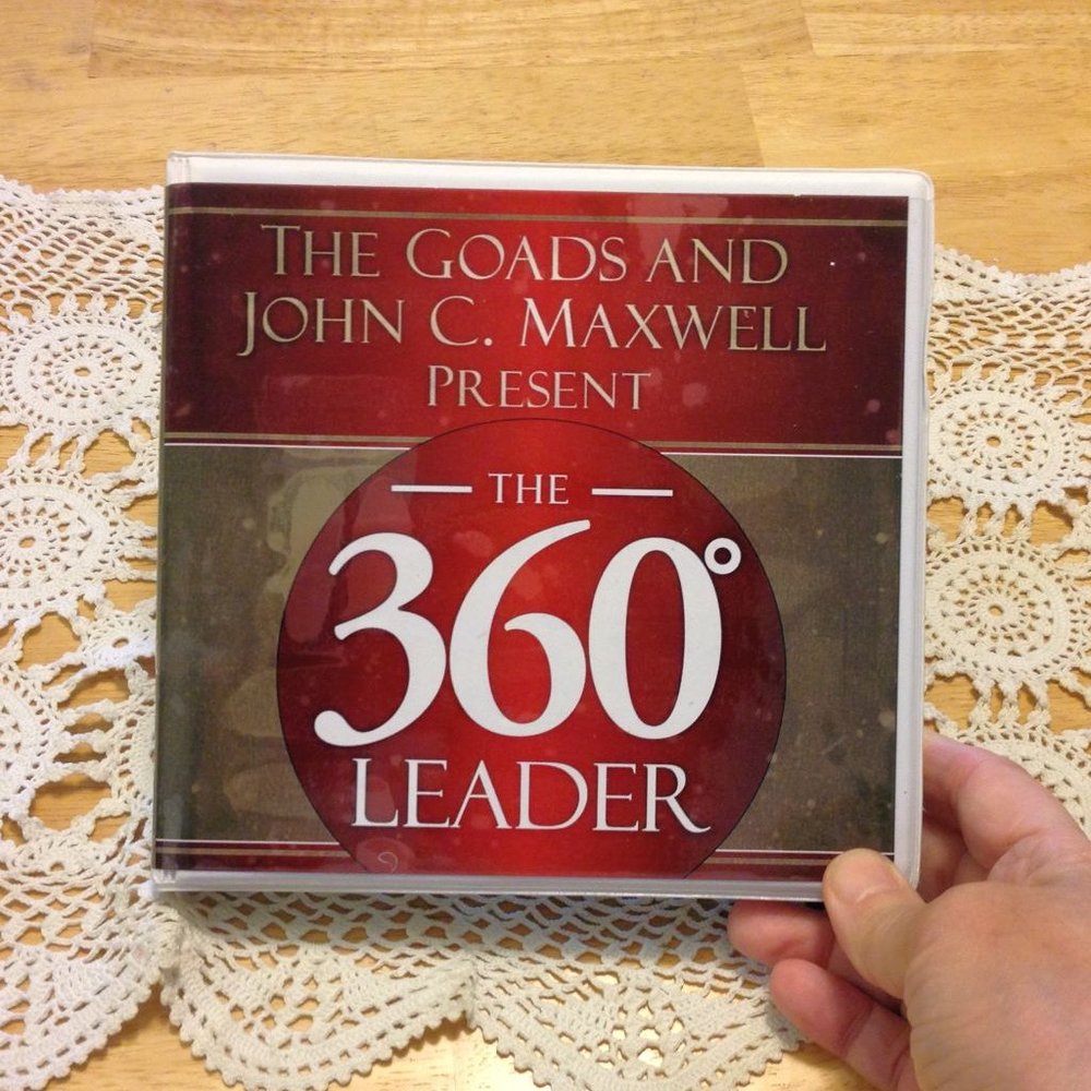 John Maxwell cd and dvd set, 360 degree leader